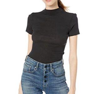 Michelle by Comune Southworth Rib Mock Neck Top XS